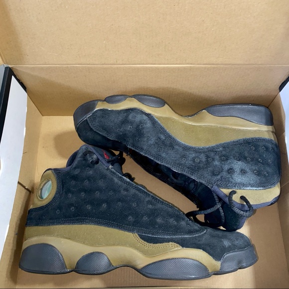 2018 Jordan Retro 13 Olive (GS) Size 7Y - Picture 5 of 7
